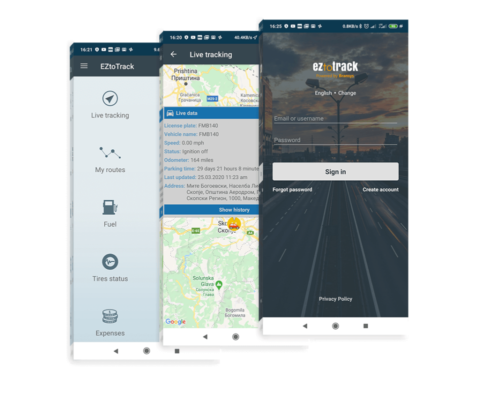Fleet management software solution - EZtoTrack - Bransys Group